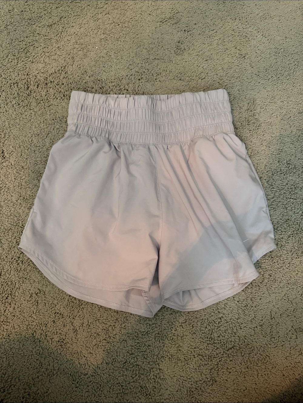 Nike Women's Athletic Shorts in light tan